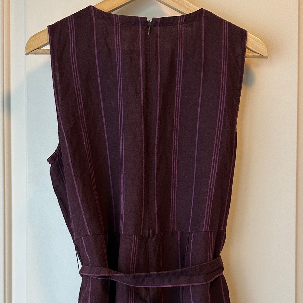 Eileen Fisher Wide-leg Linen Jumpsuit - Picture 6 of 8